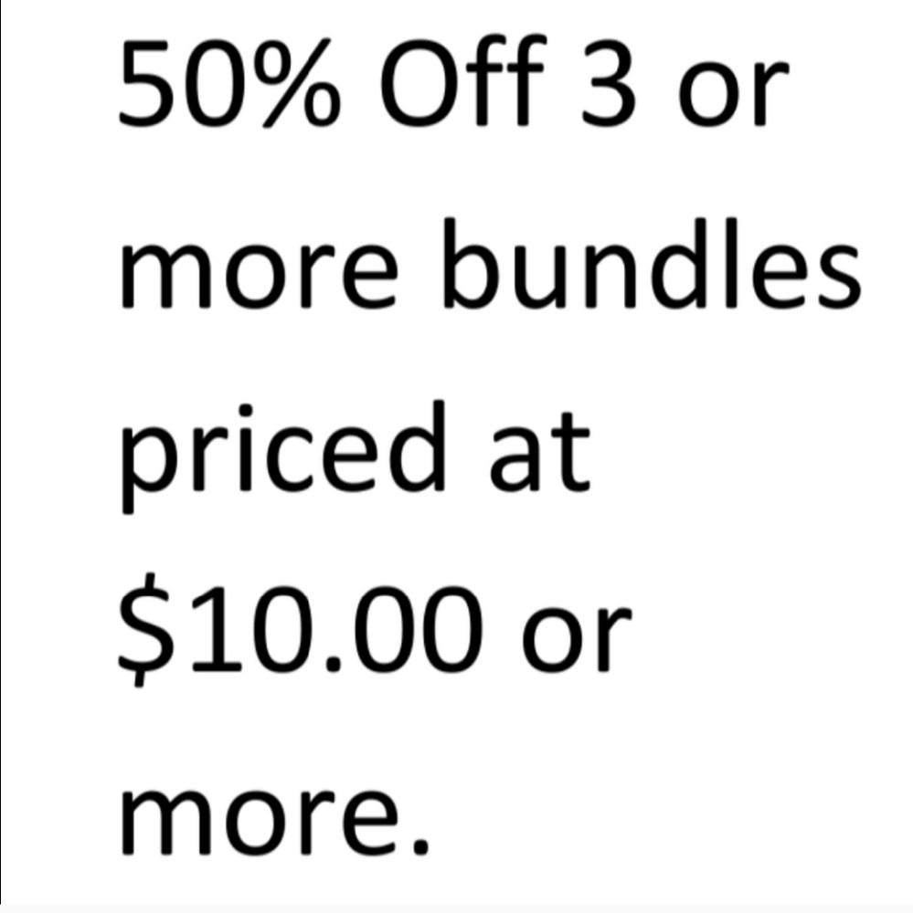 3 bundle deals